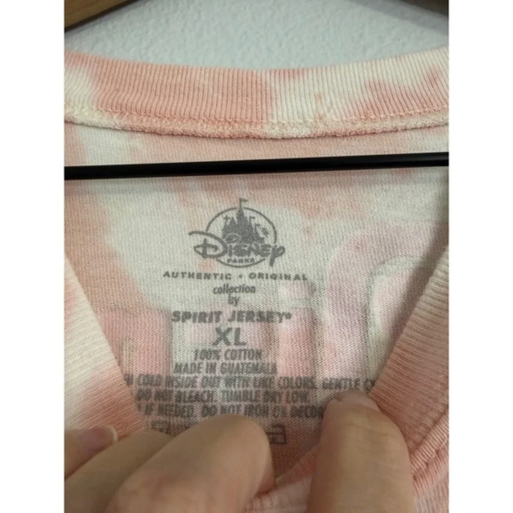 Disney Parks - Pink and Rose Gold Tie Dye Disneyworld Spirit Jersey‎ Girl's XL